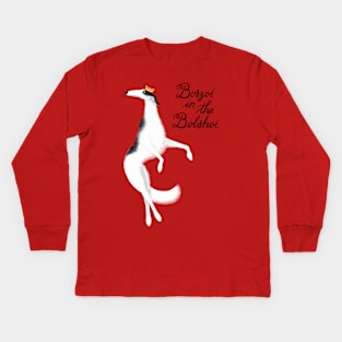 Borzoi in the Bolshoi Kids Long Sleeve T-Shirt